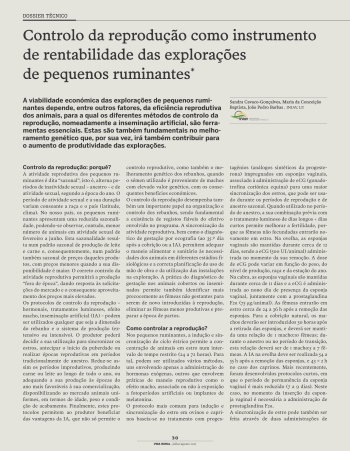 Controlo da reprodução como instrumento de rentabilidade ... Imagem 1