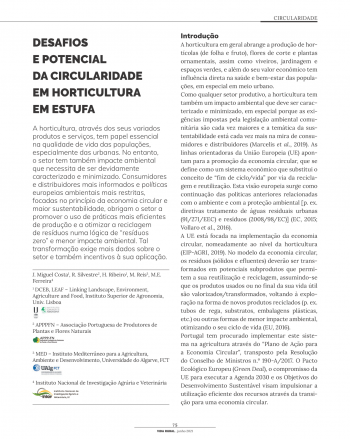 DESAFIOS E POTENCIAL DA CIRCULARIDADE EM HORTICULTURA EM ... Imagem 1