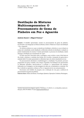 Destilação de Misturas Multicomponentes: O Procesamento de ... Imagem 1