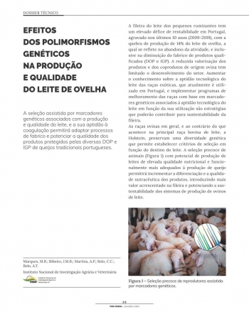 EFEITOS DOS POLIMORFISMOS GENÉTICOS NA PRODUÇÃO E QUALIDADE ... Imagem 1