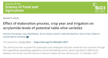 Effect of elaboration process, crop year and irrigation on ... Imagem 1