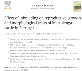 Effect of inbreeding on reproductive, growth and ... Imagem 1