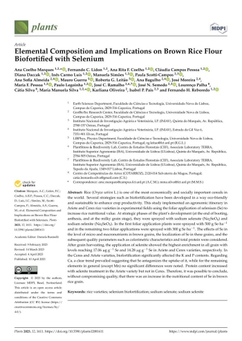 Elemental Composition and Implications on Brown Rice Flour ... Imagem 1