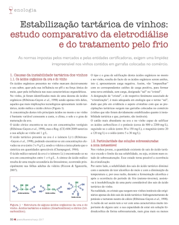 Estabilização tartárica de vinhos: estudo comparativo da ... Imagem 1