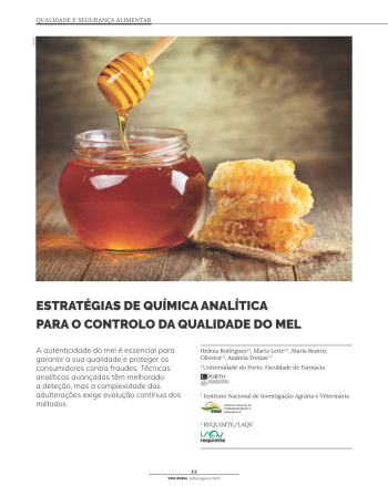 ESTRATÉGIAS DE QUÍMICA ANALÍTICA PARA O CONTROLO DA ... Imagem 1