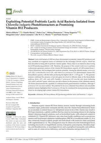 Exploiting Potential Probiotic Lactic Acid Bacteria ... Imagem 1