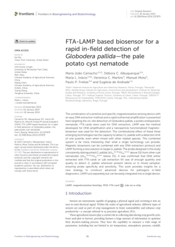 FTA-LAMP based biosensor for a rapid in-field detection of ... Imagem 1