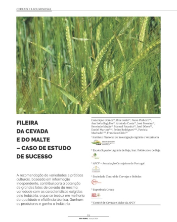 FILEIRA DA CEVADA E DO MALTE – CASO DE ESTUDO DE SUCESS Imagem 1