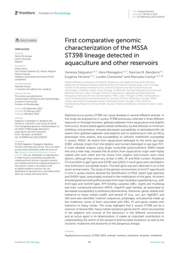 First comparative genomic characterization of the MSSA ... Imagem 1