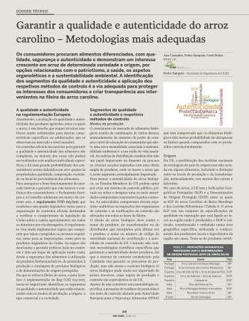 Garantir a qualidade e autenticidade do arroz carolino – ... Imagem 1