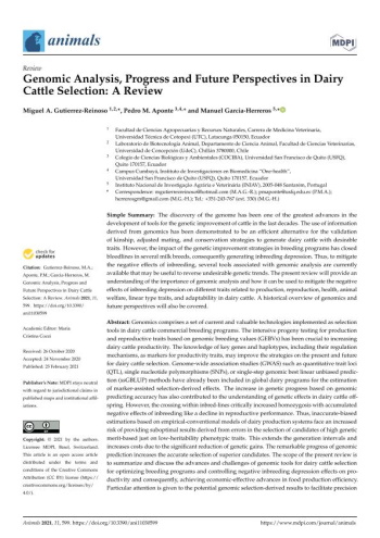 Genomic Analysis, Progress and Future Perspectives in Dairy ... Imagem 1