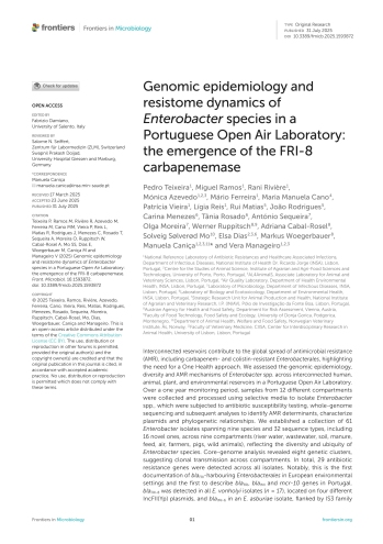 Genomic epidemiology and resistome dynamics of Enterobacter ... Imagem 1