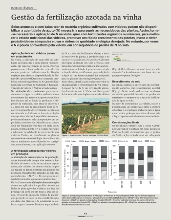 Gestão da fertilização azotada na vinha Imagem 1