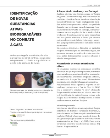 IDENTIFICAÇÃO DE NOVAS SUBSTÂNCIAS ATIVAS BIODEGRADÁVEIS NO ... Imagem 1