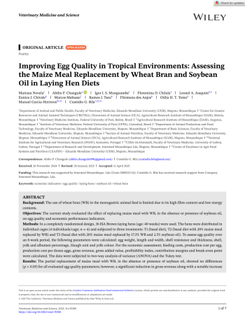 Improving Egg Quality in Tropical Environments: Assessing ... Imagem 1