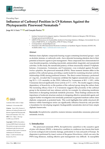 Influence of Carbonyl Position in C9 Ketones Against the ... Imagem 1