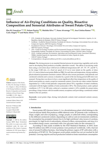 Influence of Air-Drying Conditions on Quality, Bioactive ... Imagem 1