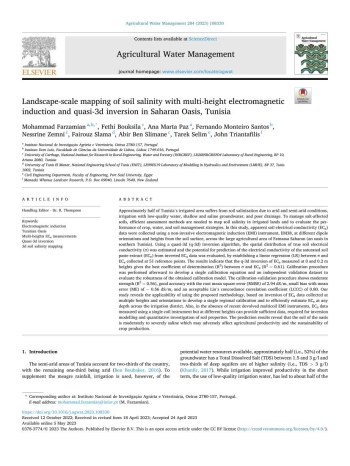 Landscape-scale mapping of soil salinity with multi-height ... Imagem 1
