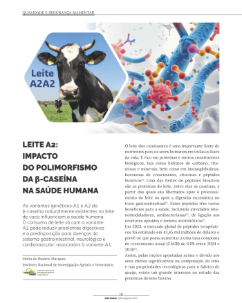 LEITE A2: IMPACTO DO POLIMORFISMO DA β-CASEÍNA NA SAÚDE ... Imagem 1