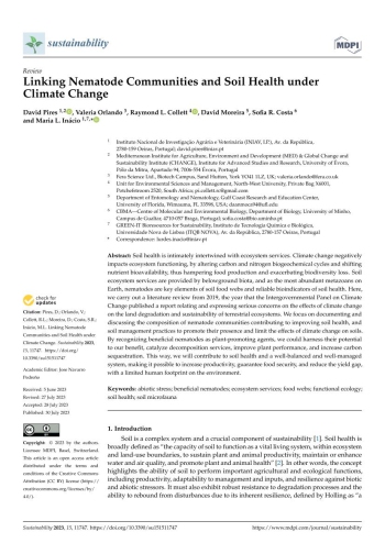 Linking Nematode Communities and Soil Health under Climate ... Imagem 1