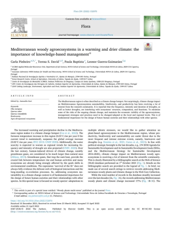 Mediterranean woody agroecosystems in a warming and drier ... Imagem 1