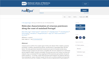 Molecular characterization of cetacean poxviruses along the ... Imagem 1