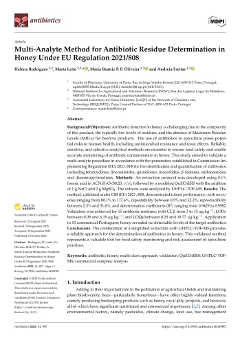 Multi-Analyte Method for Antibiotic Residue Determination ... Imagem 1