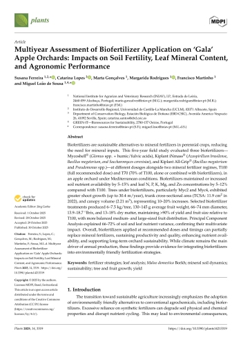 Multiyear Assessment of Biofertilizer Application on ‘Gala’ ... Imagem 1