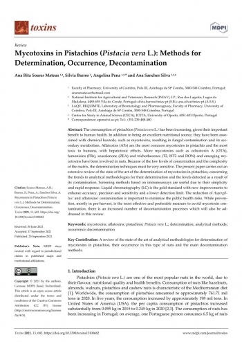 Mycotoxins in Pistachios (Pistacia vera L.): Methods for ... Imagem 1