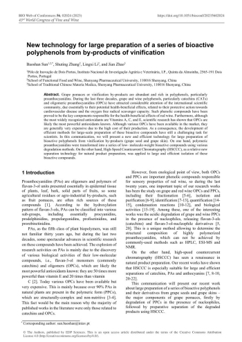 New technology for large preparation of a series of ... Imagem 1