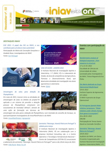 INIAV - Newsletter Semanal nº 02/2022 Imagem 1