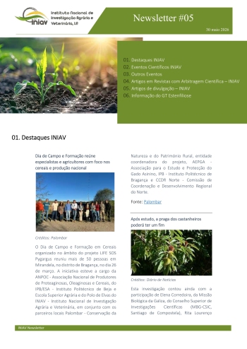 INIAV - Newsletter Externa nº 05/2026 Imagem 1
