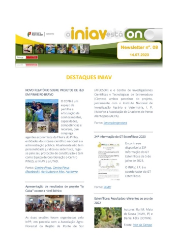 INIAV - Newsletter Externa nº 08/2023 Imagem 1