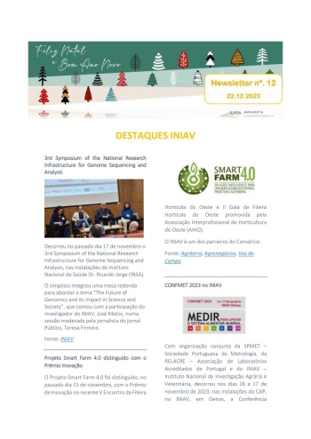 INIAV - Newsletter Externa nº 12/2023 Imagem 1