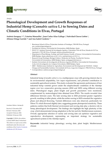 Phenological Development and Growth Responses of Industrial ... Imagem 1