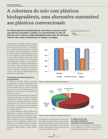 A cobertura do solo com plásticos biodegradáveis, uma ... Imagem 1