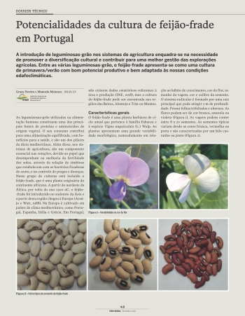 Potencialidades da cultura de feijão-frade em Portugal Imagem 1