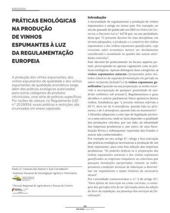 PRÁTICAS ENOLÓGICAS NA PRODUÇÃO DE VINHOS ESPUMANTES À LUZ ... Imagem 1