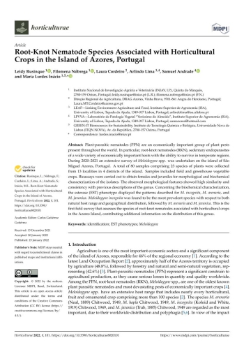 Root-Knot Nematode Species Associated with Horticultural ... Imagem 1