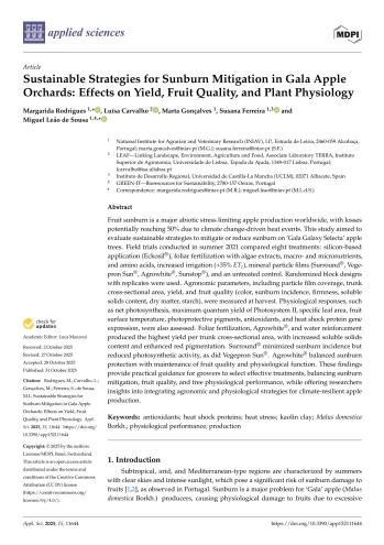 Sustainable Strategies for Sunburn Mitigation in Gala Apple ... Imagem 1
