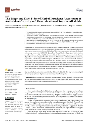 The Bright and Dark Sides of Herbal Infusions: Assessment ... Imagem 1