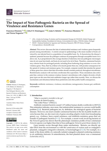 The Impact of Non-Pathogenic Bacteria on the Spread of ... Imagem 1