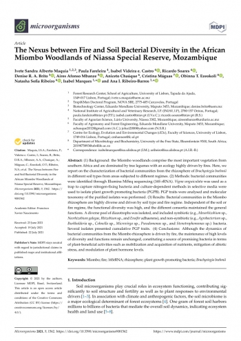 The Nexus between Fire and Soil Bacterial Diversity in the ... Imagem 1