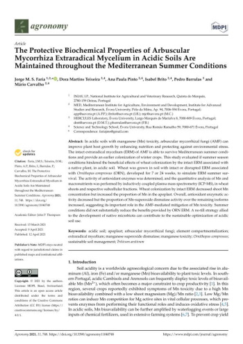 The Protective Biochemical Properties of Arbuscular ... Imagem 1