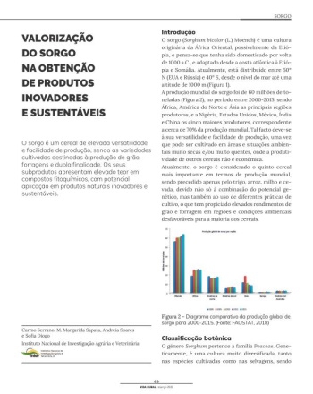 VALORIZAÇÃO DO SORGO NA OBTENÇÃO DE PRODUTOS INOVADORES E ... Imagem 1