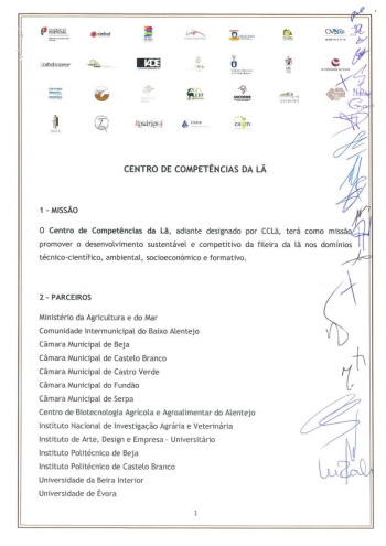 Protocolo de Constituição do Centro de Competências da Lã Imagem 1