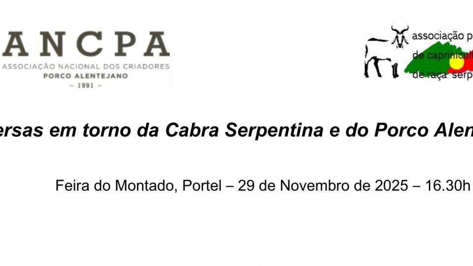 Jornadas da Cabra Serpentina e do Porco Alentejano, Feira do Montado - Portel